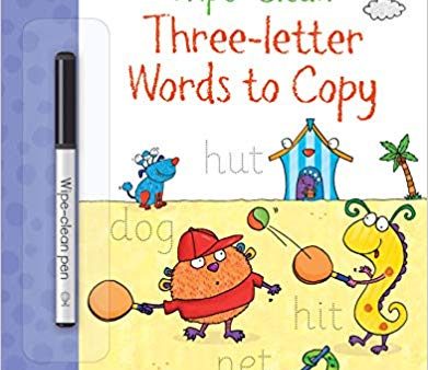 Wipe-Clean Three-Letter Words to Copy on Sale