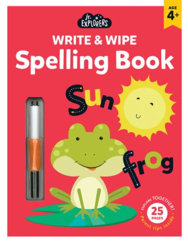 Junior Explorers® Write and Wipe: Spelling Book Fashion