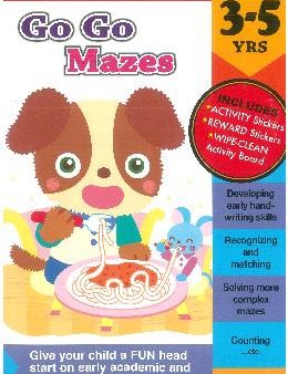 GO GO SERIES: MAZES 3-5 YEARS Supply