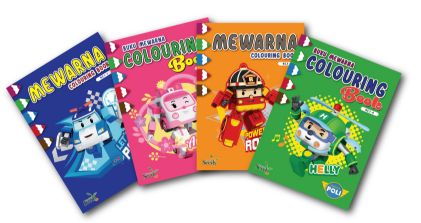 Robocar Poli Colouring Book (B5) Online Sale