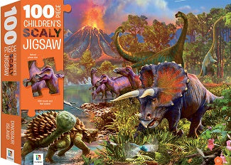 DINOSAUR ISLAN: 100 PIECE SCALY CHILDREN`S JIGSAW Online Hot Sale